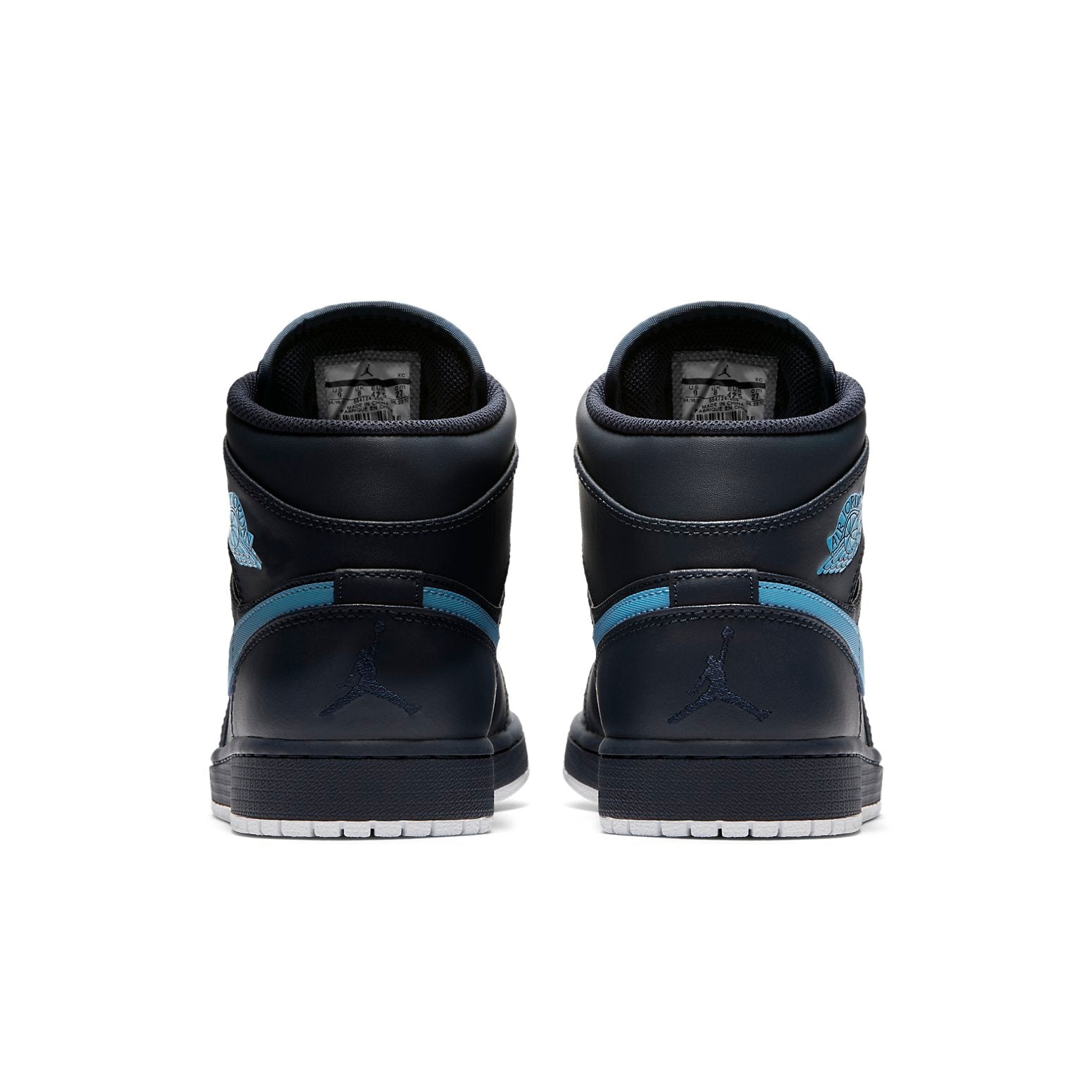 Air Jordan 1 Mid 'Obsidian' 554724-405