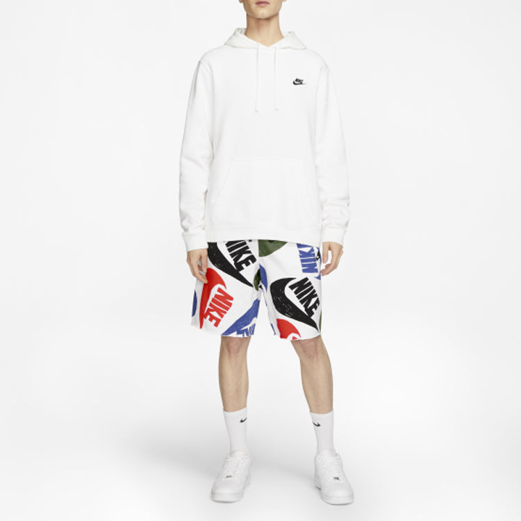 Nike Logo Sports Running Loose Shorts White CJ4407-891