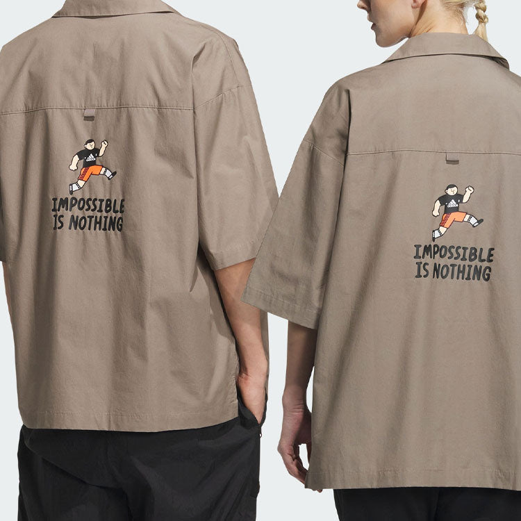 adidas Graphic Shirts 'Brown' IA8099