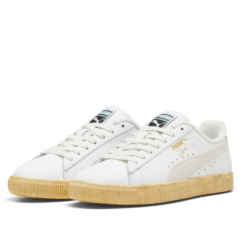 PUMA Clyde Vintage 'White Light Straw' 394687-04