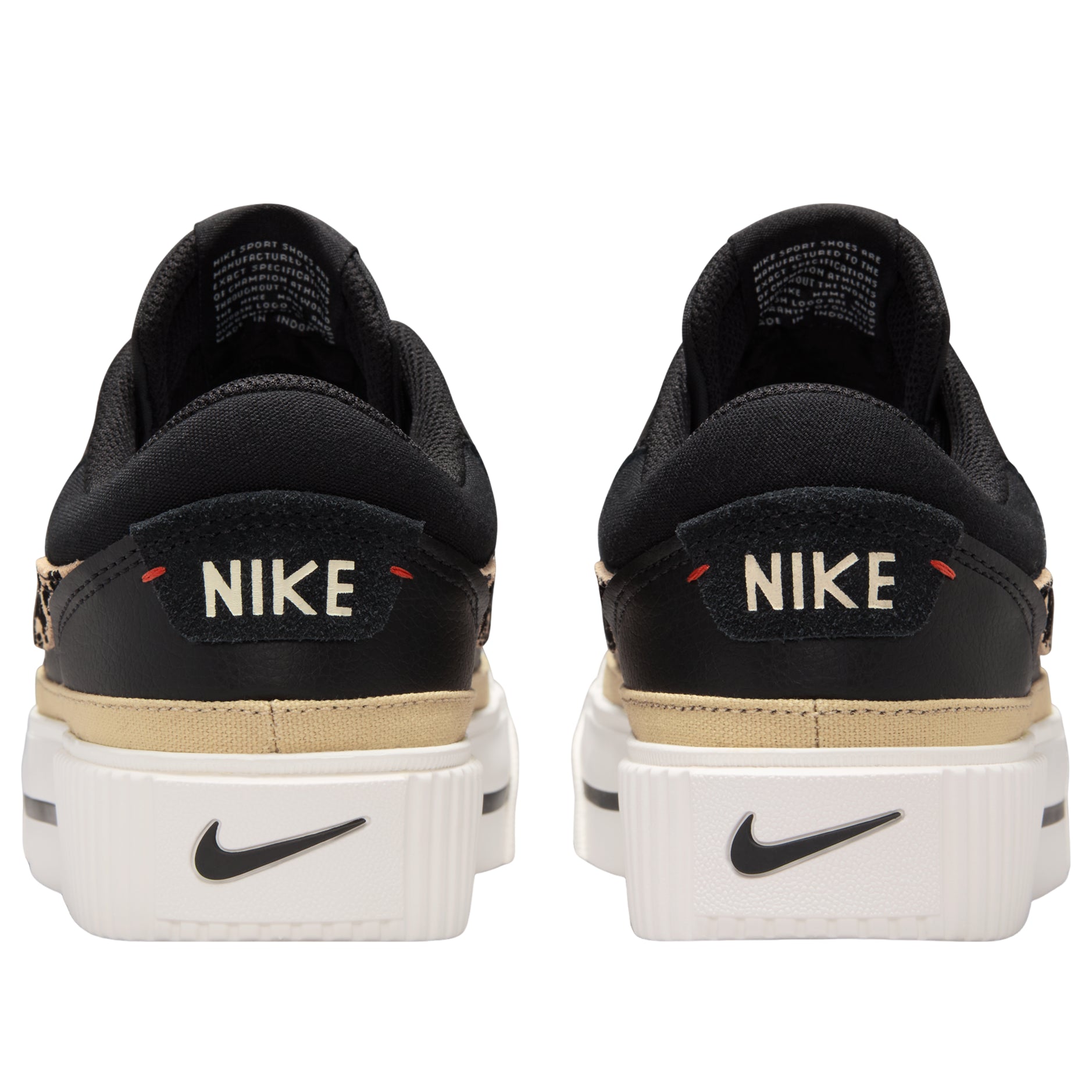 (WMNS) Nike Court Legacy Lift 'Leopard Black' HF9548-001