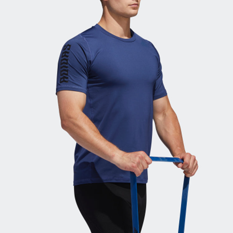 adidas Pattern Short Sleeve Navy Blue FL1525