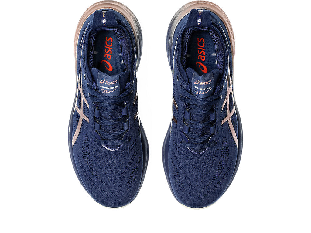 (WMNS) ASICS Gel-Nimbus 26 Platinum 'Navy' 1012B740-400