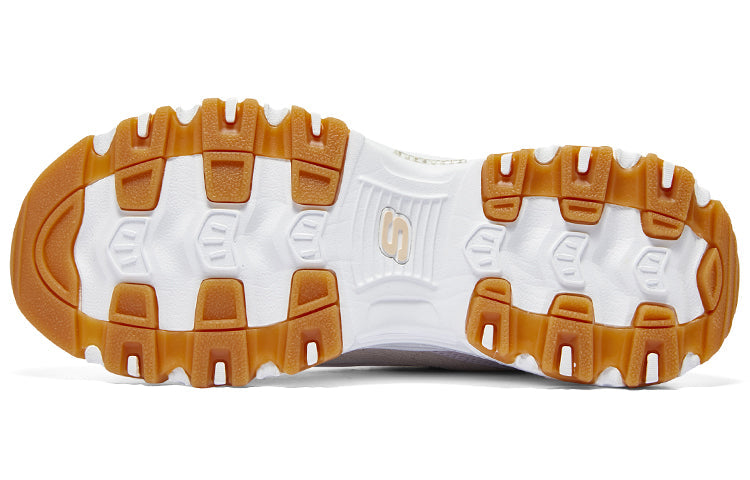 (WMNS) Skechers DLITES 1.0 'White Beige' 896148-NTMT