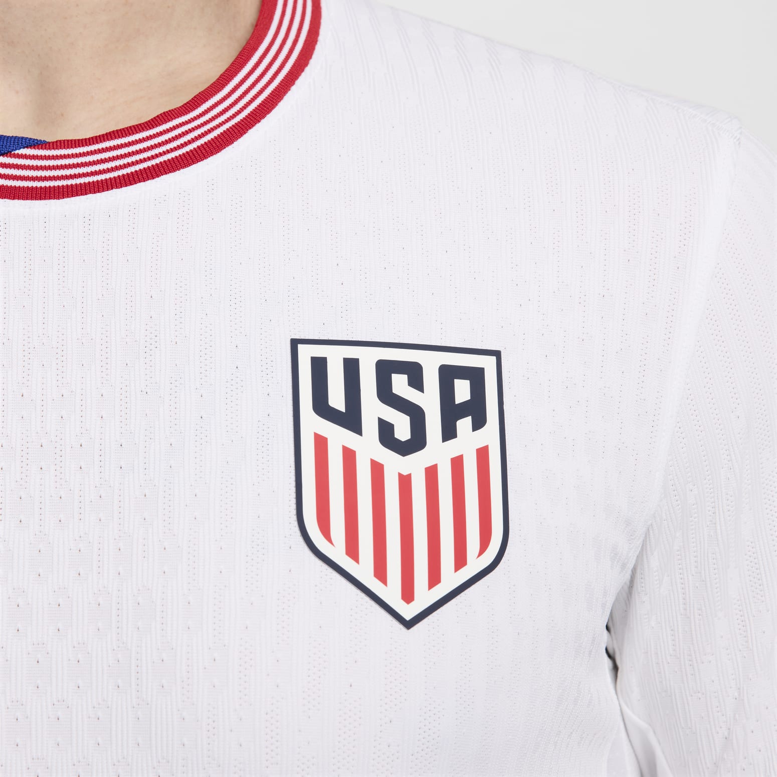 Nike USMNT 24 Match Home Authentic Soccer Jersey 'White' FJ4265-100