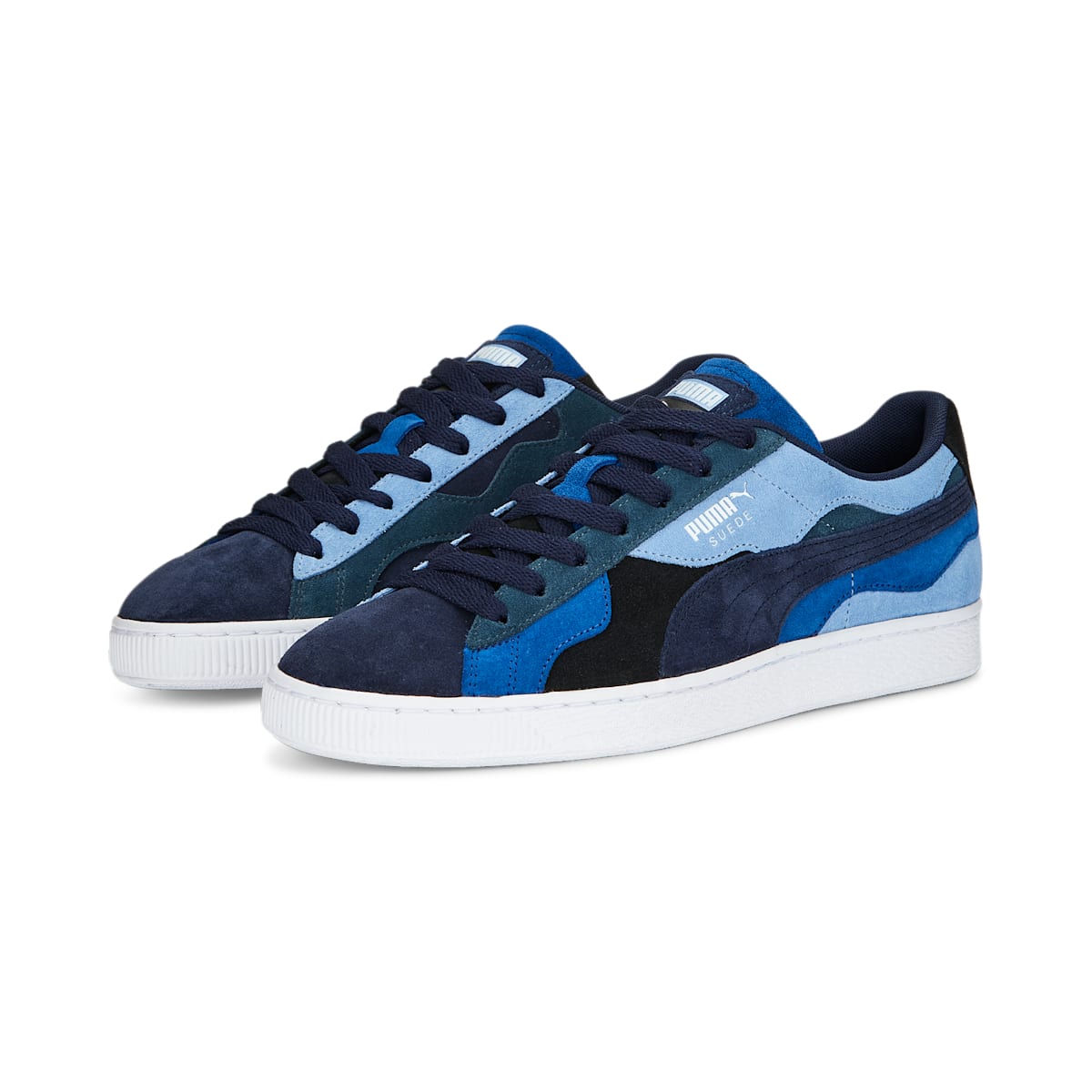 PUMA Suede Camowave 'Navy Day Dream' 389277-02