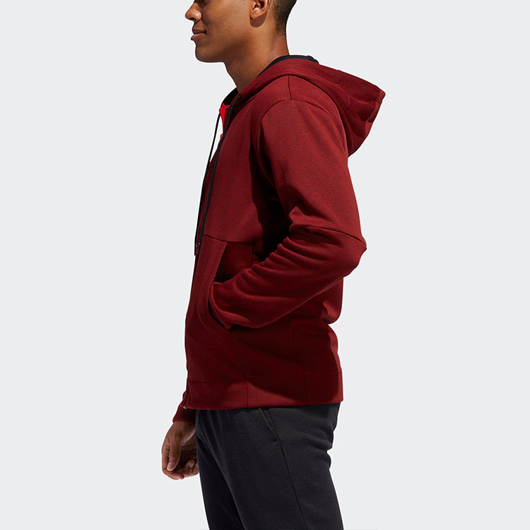 adidas CNY CU Hoodie Basketball Sports Hooded Jacket Red FQ0433