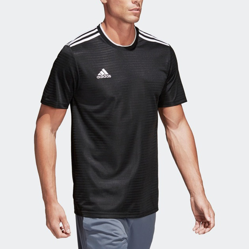 adidas MENS Condivo18 Jsy Football Crew-neck Short Sleeve Black CF0679