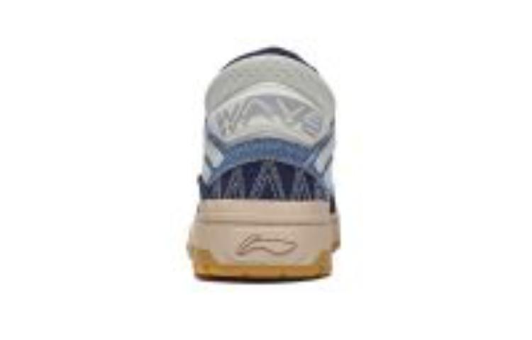 Li-Ning Wave Mid Classic Skate Shoes 'Blue White' AGCT223-4