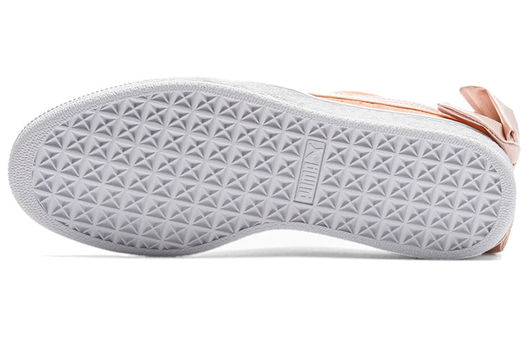 (WMNS) PUMA Basket Platform Trace 'Orange White Pink' 367317-07