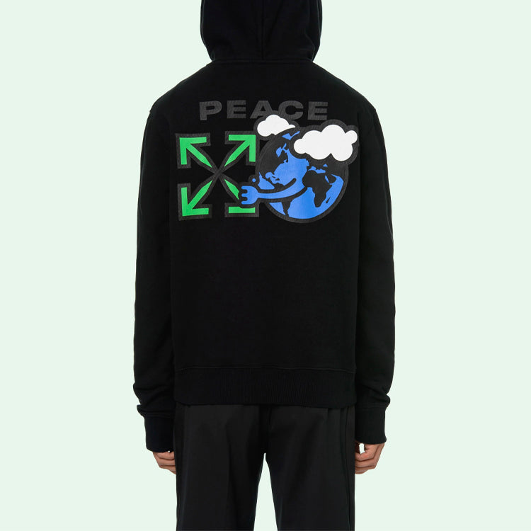 Off-White SS21 Mens Logo Long Sleeve Sweater OMBB034R21FLE0061055