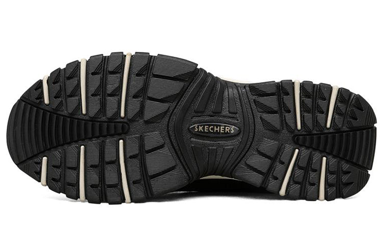 (WMNS) Skechers Energy High-Top Running Shoes Black/Gold 149482-BKGD