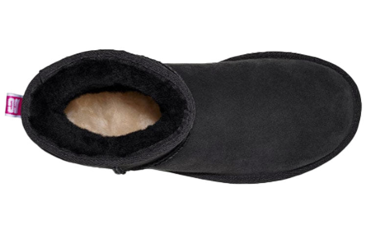 (WMNS) UGG Classic Mini II Graphic Logo High Top Fleece Lined Black 1110083-BNPN