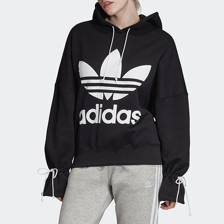 (WMNS) adidas originals Sports Fleece Lined Loose Black EC1897