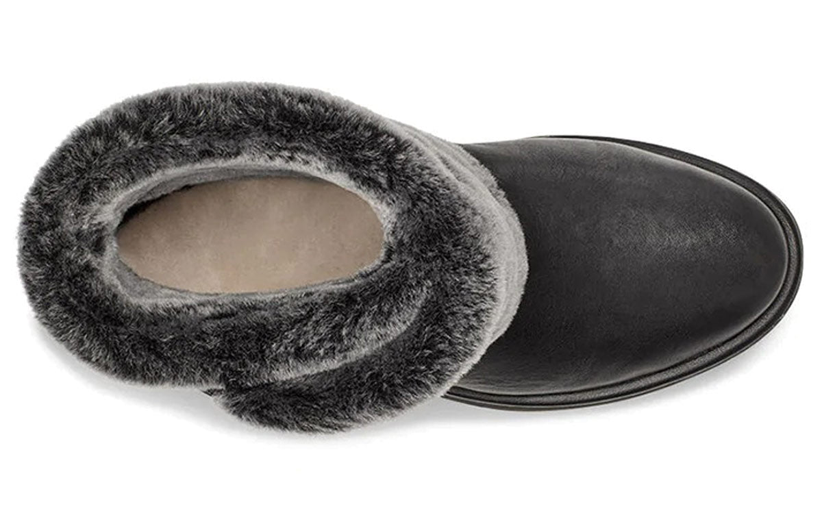 (WMNS) UGG Classic Berge Mini 'Black' 1107089-BLK