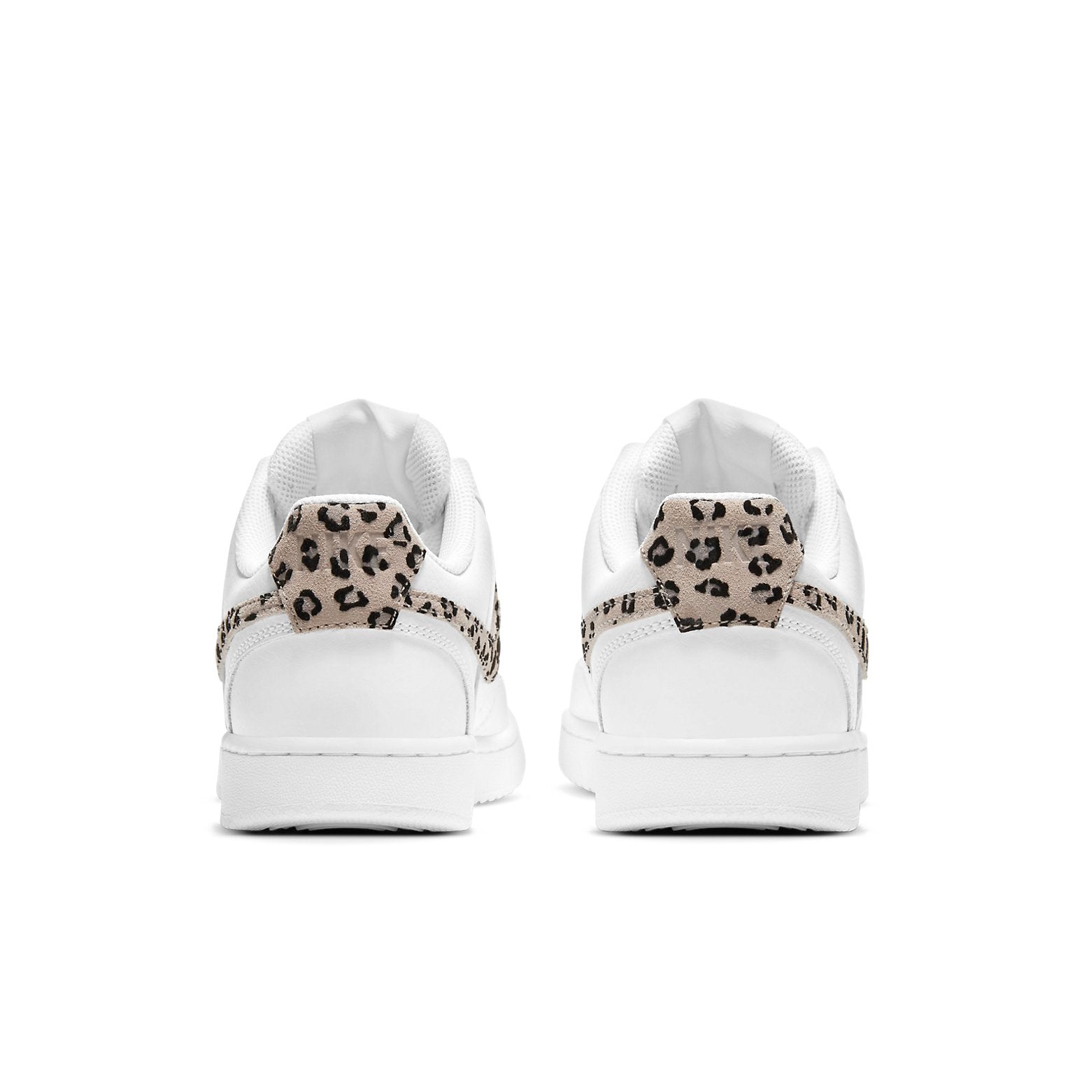 (WMNS) Nike Court Vision Low 'Leopard Swoosh - White' DD9665-100