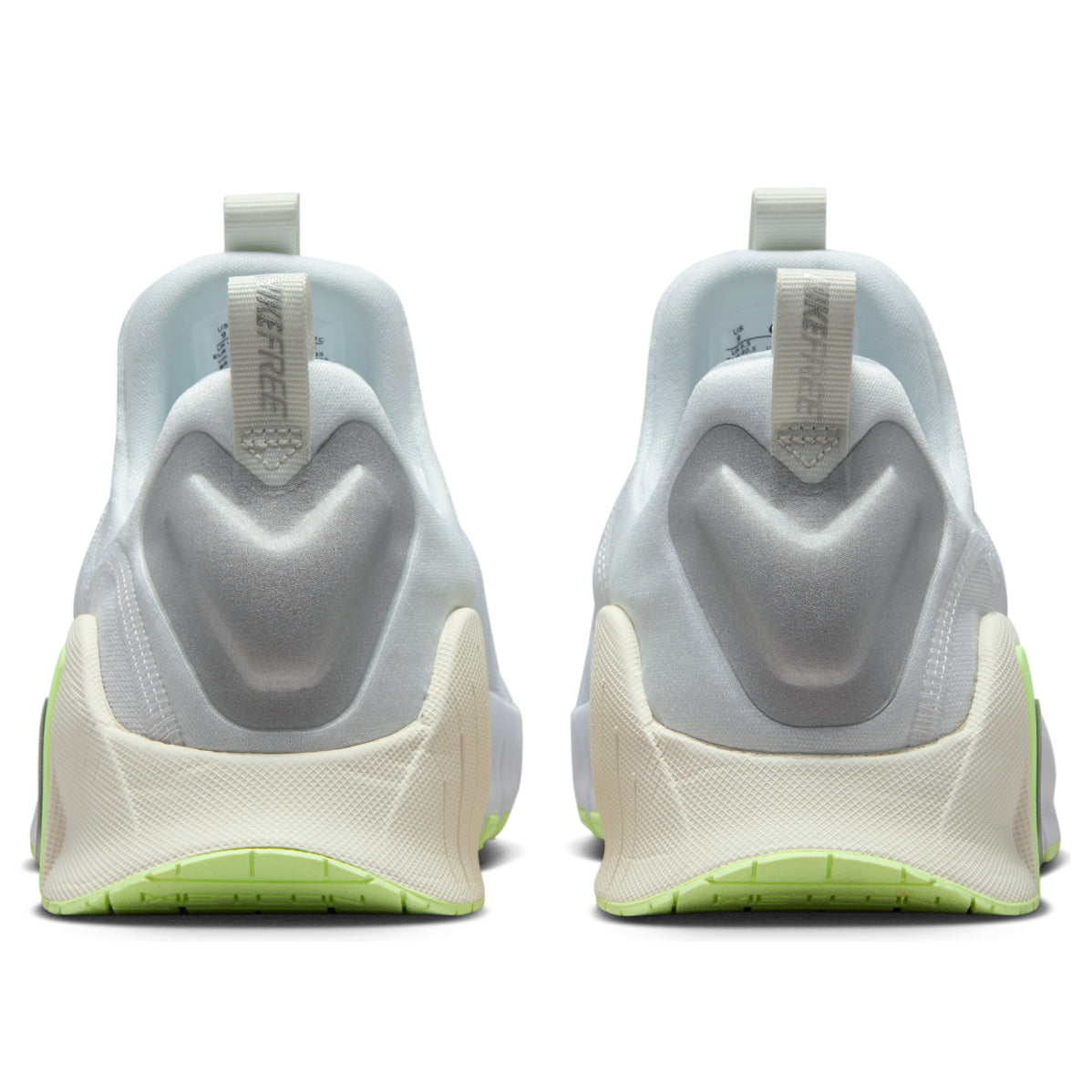 (WMNS) Nike Free Metcon 6 'White Metallic Silver Barely Volt' FJ7126-108