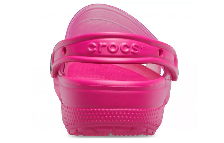 Crocs Jelly Crocs Transparent Red Unisex Sandals 206908-6X0