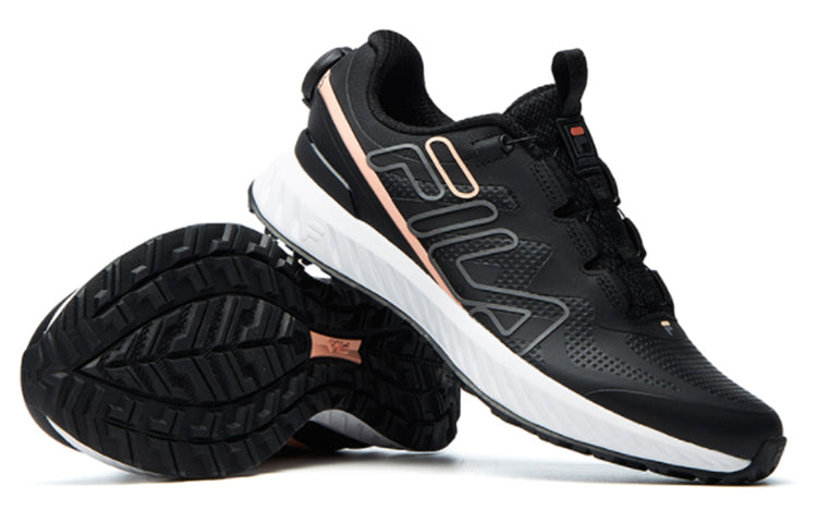 (WMNS) FILA Athletics Low Top Black/White A12W112204FBK