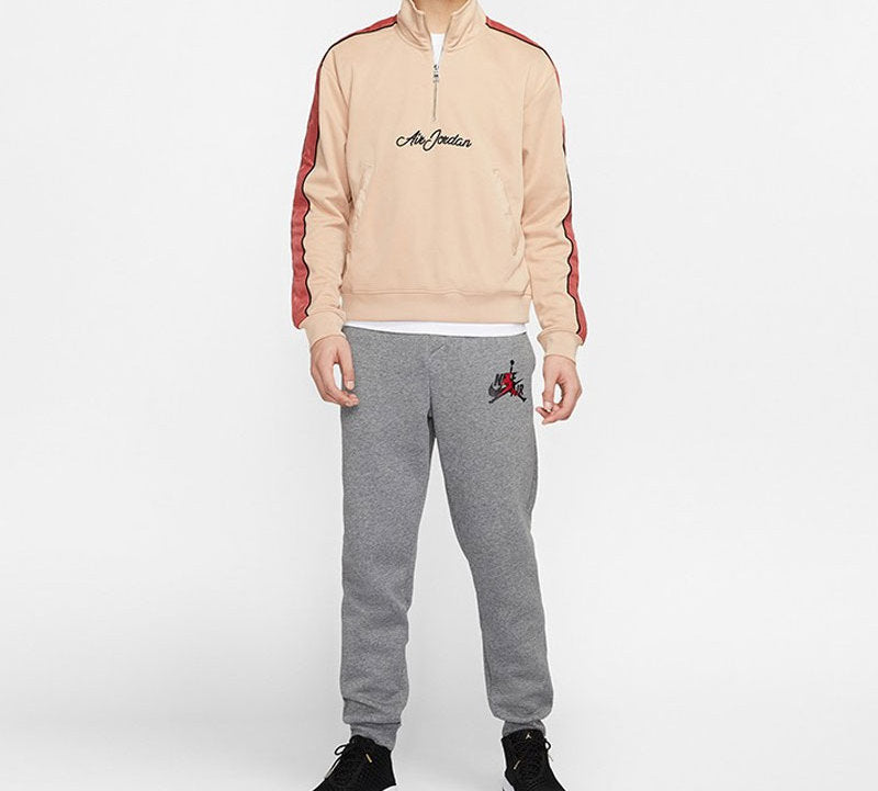 Air Jordan Remastered Half Zipper Sports Stand Collar Pink CJ0269-213