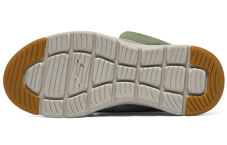 (WMNS) Skechers Glacial Ultra 'Trend Up - Olive' 144194-OLV