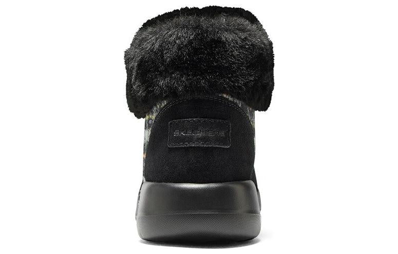 (WMNS) Skechers On-the-Go Joy Boots 'Black White Red' 144120-BKGY