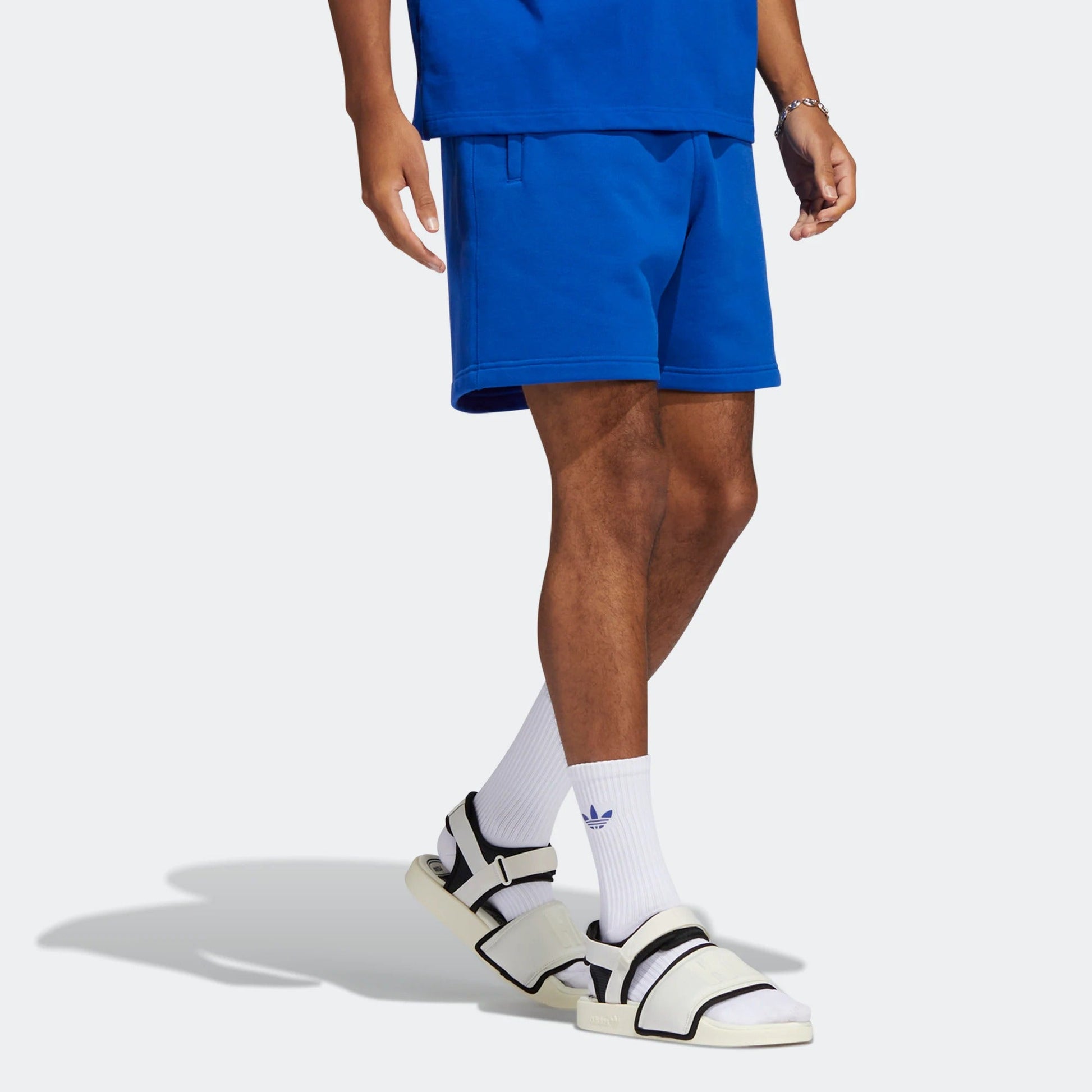 adidas x Pharrell Humanrace Small Logo Shorts 'Blue' HF9923