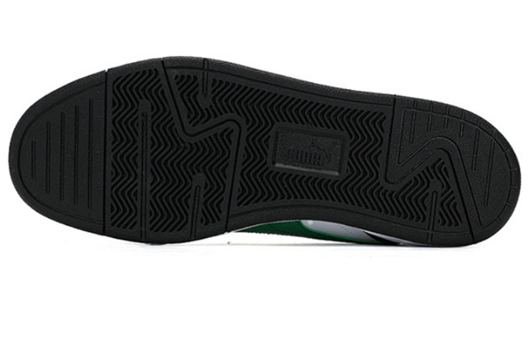 PUMA Caracal Wear-resistant Lightweight Low Tops Casual Skateboarding Shoes Unisex White Green 369863-30