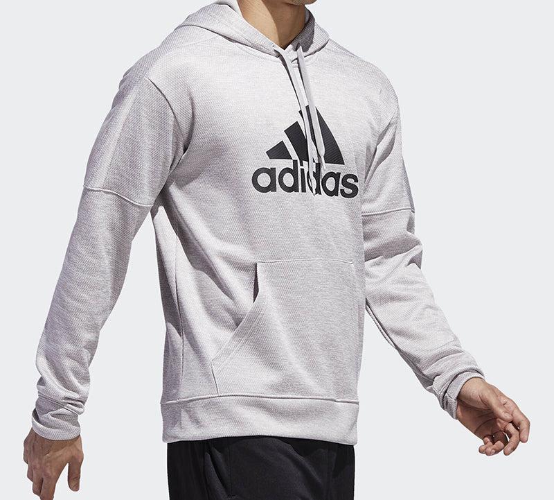 adidas Large logo Printing Pattern Pullover Gray DH9017