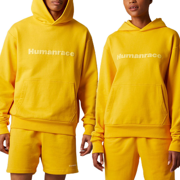 adidas x Pharrell Humanrace Logo Hoodie 'Yellow' HG1817