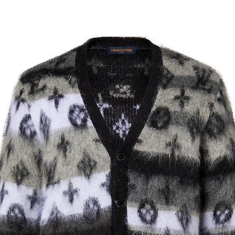 LOUIS VUITTON Monogram Mohair Cardigan 'Multi-Color' 1AF342