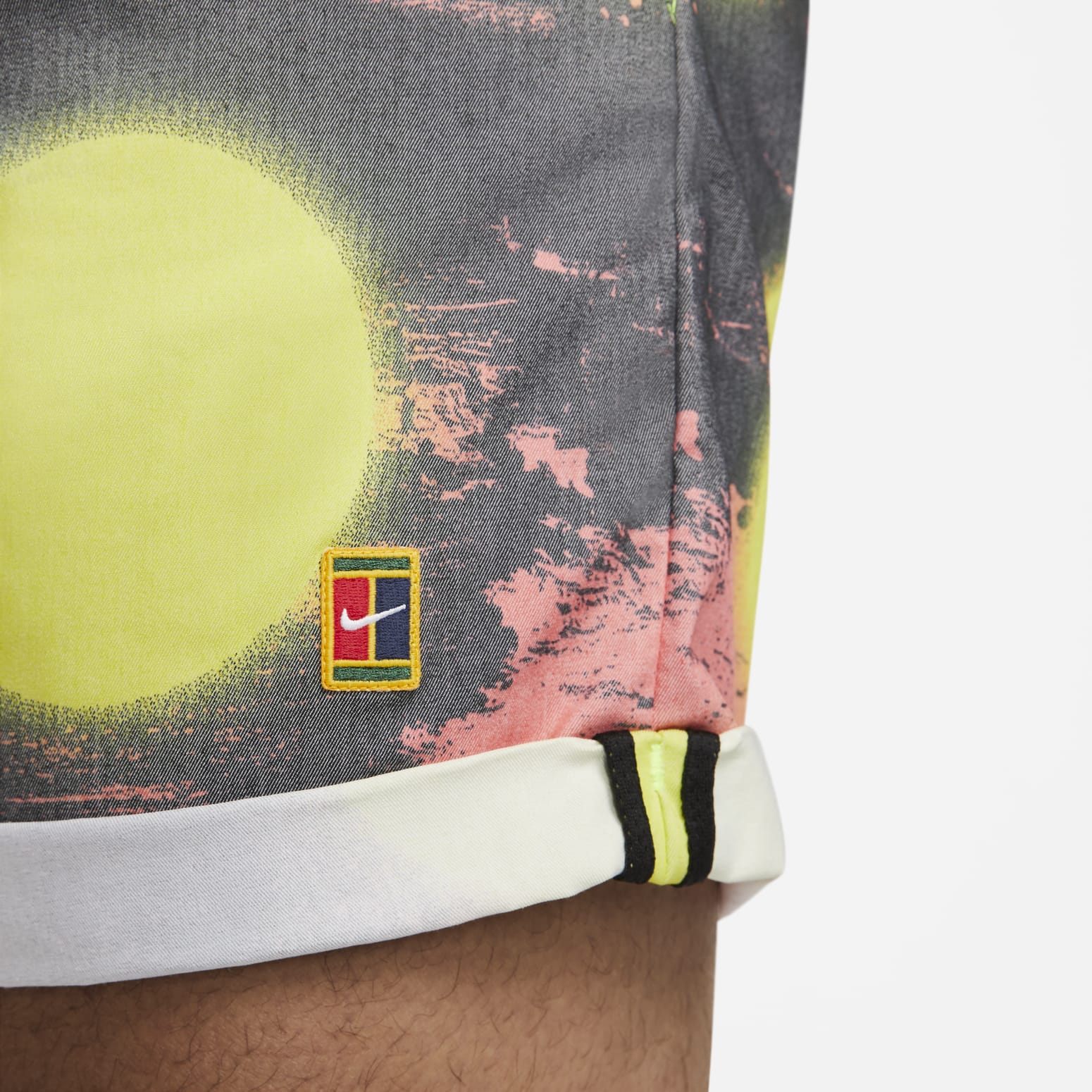 Nike Dri-fit Printed Heritage Shorts 'Volt' DV9111-702