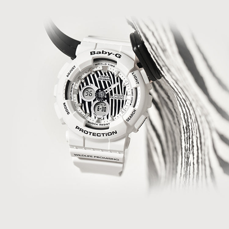 CASIO G-Shock Analog-Digital 'White' GA-110WLP-7AJR