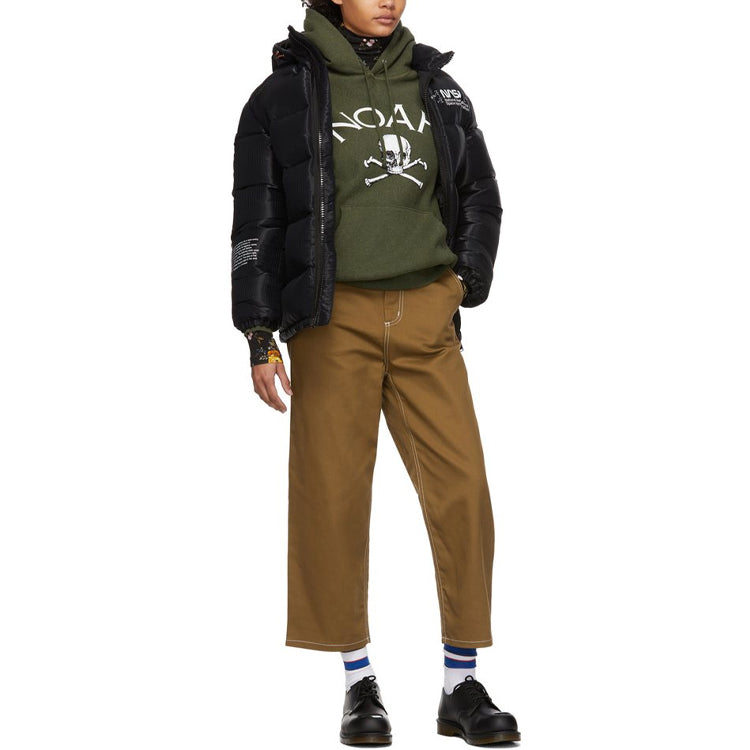 NOAH Unisex Nyc Jolly Roger Olive Heather Green SS2FW19OLH