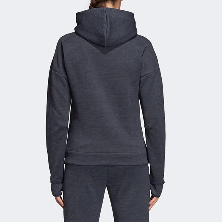 (WMNS) adidas Sports Stylish Knit Jacket Blue CZ2827