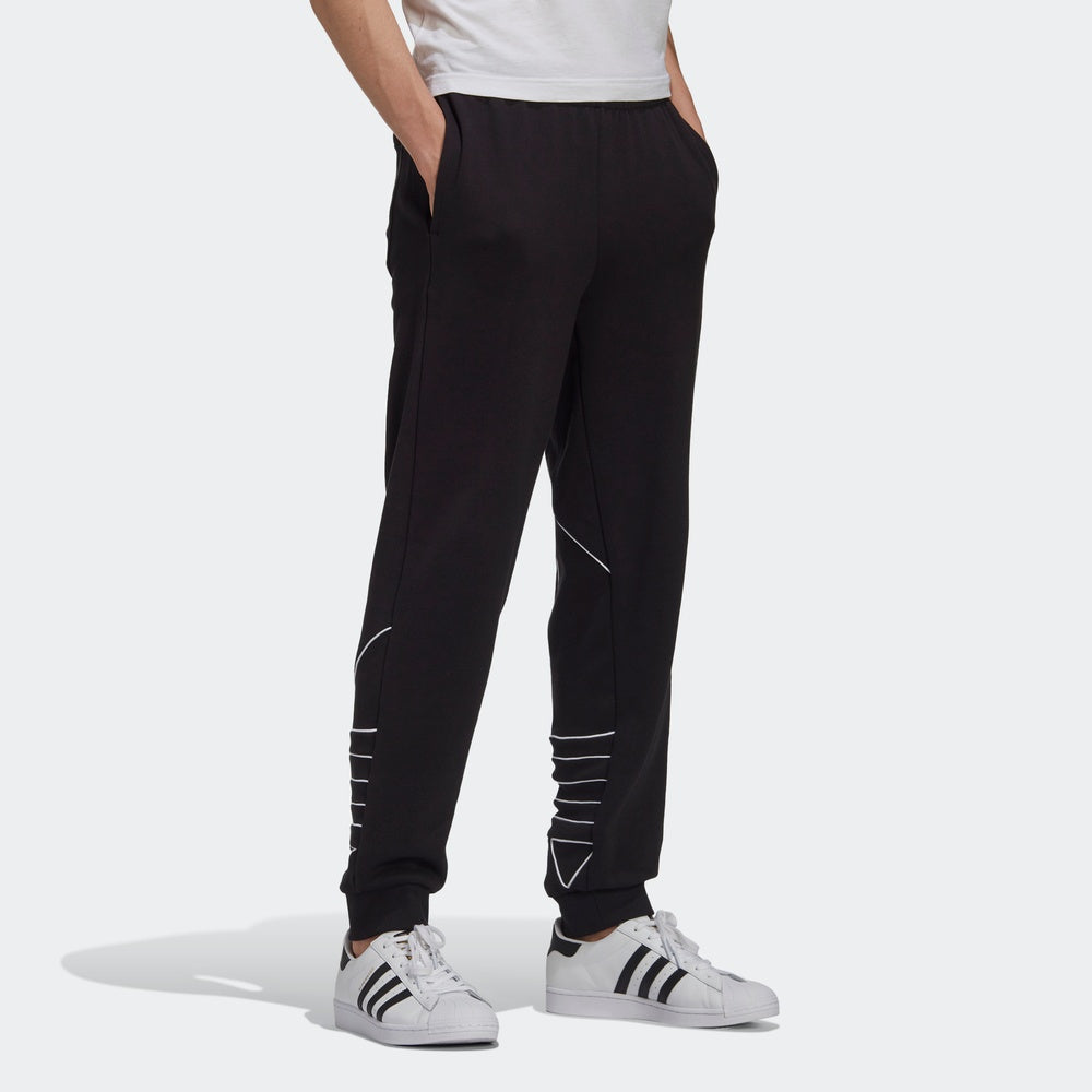 adidas originals B Trf Out Swtpt logo Printing Casual Knit Bundle Feet Sports Pants Black GF0223