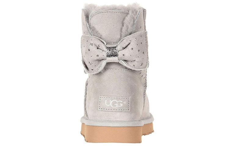 (WMNS) UGG Classic Mini Stargirl Bow Port 'Grey' 1098475-SEAL