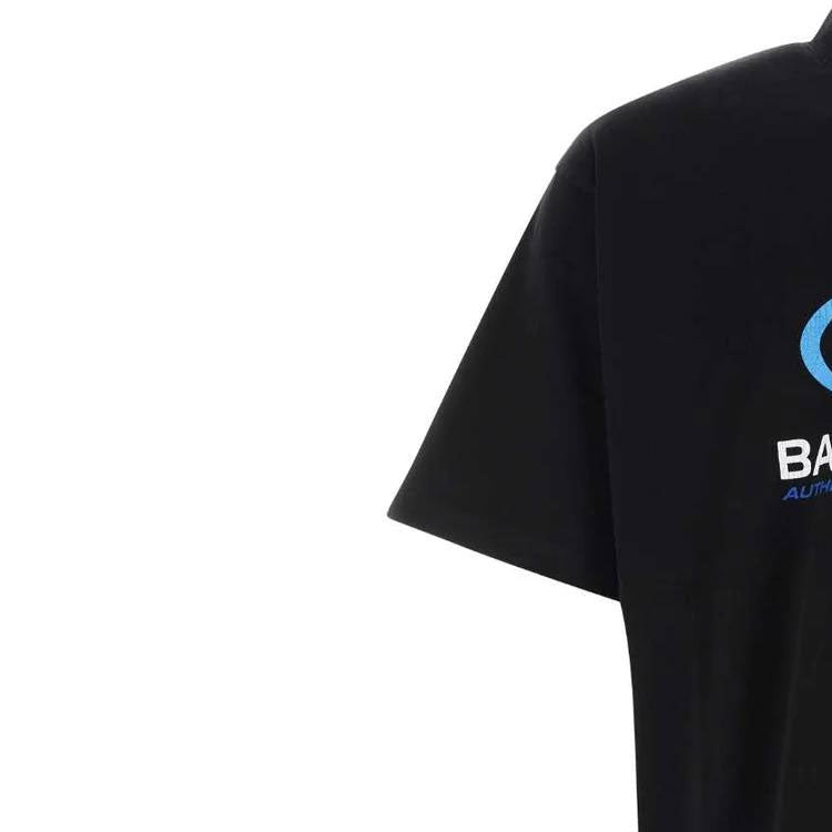 Balenciaga Surfer T-shirt 'Black Blue' 764235TPVU61165