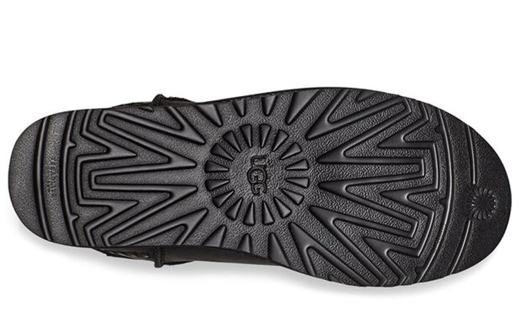 UGG Classic Mini Deco Snow Boots 'Black' 1115050-BLK