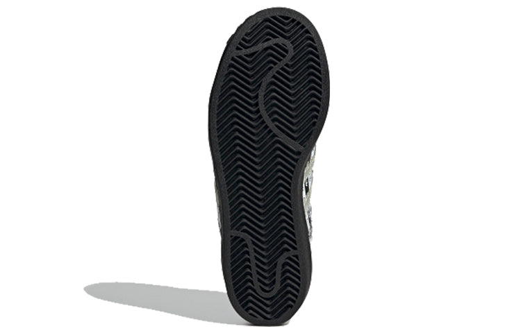 (GS) adidas originals Superstar J 'Black White' FV3762