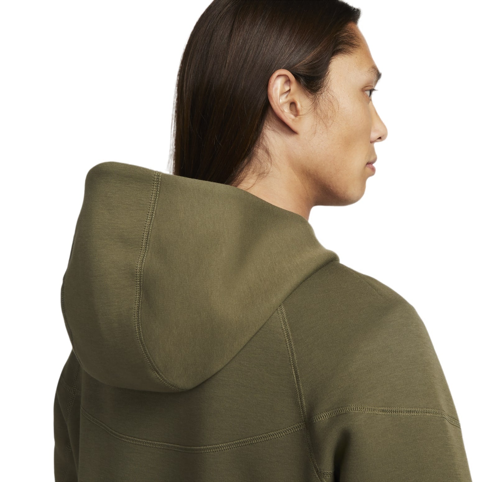Nike Tech Fleece Full Zip Windrunner Hooded Jackets Asia Sizing 'Olive Green' FB7922-222