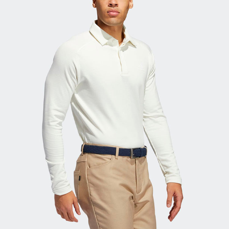 adidas Golf Sports Fleece Long Sleeves polo White FS6849