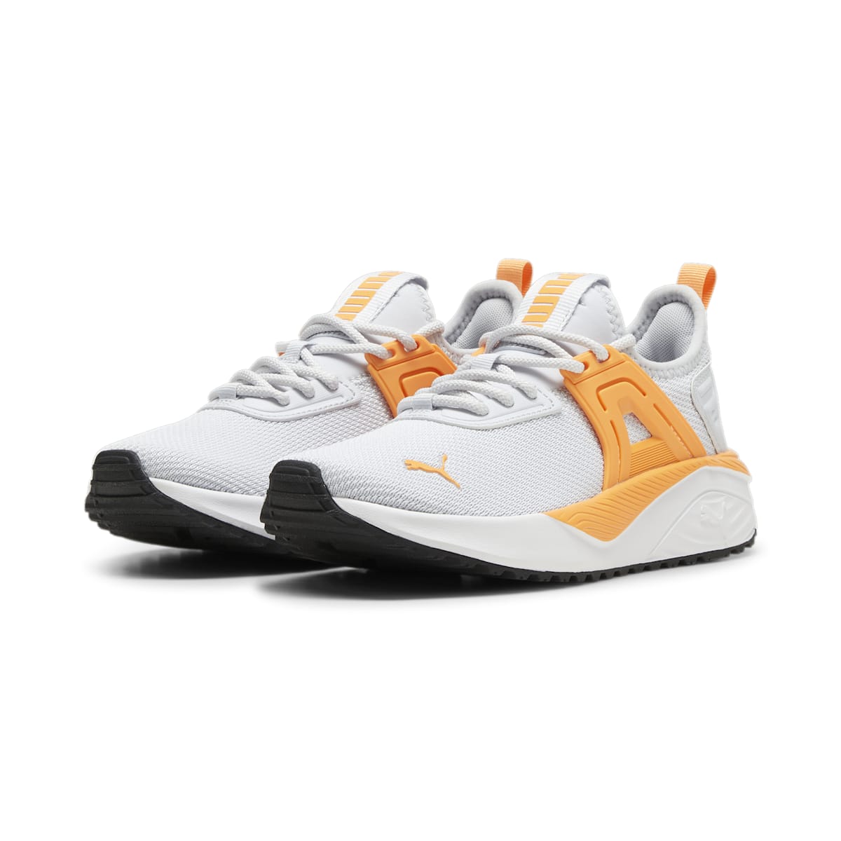 (GS) PUMA Pacer 23 'Silver Mist-Clementine' 393855-05