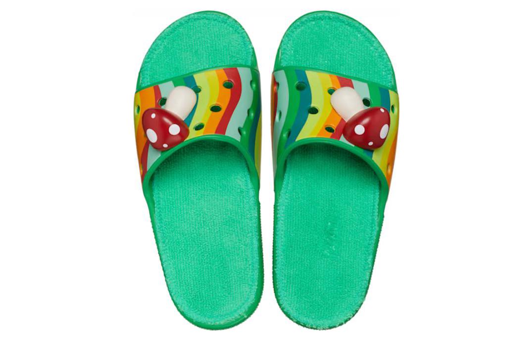 Crocs Classic Slides 'Zen Garden Terry Cloth' 208911-3E8