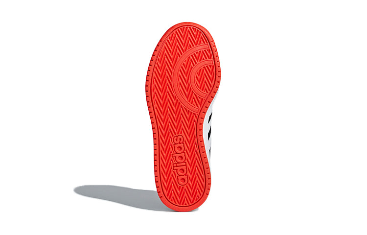 (GS) adidas Hoops 2.0 J 'Black White Red' B76067