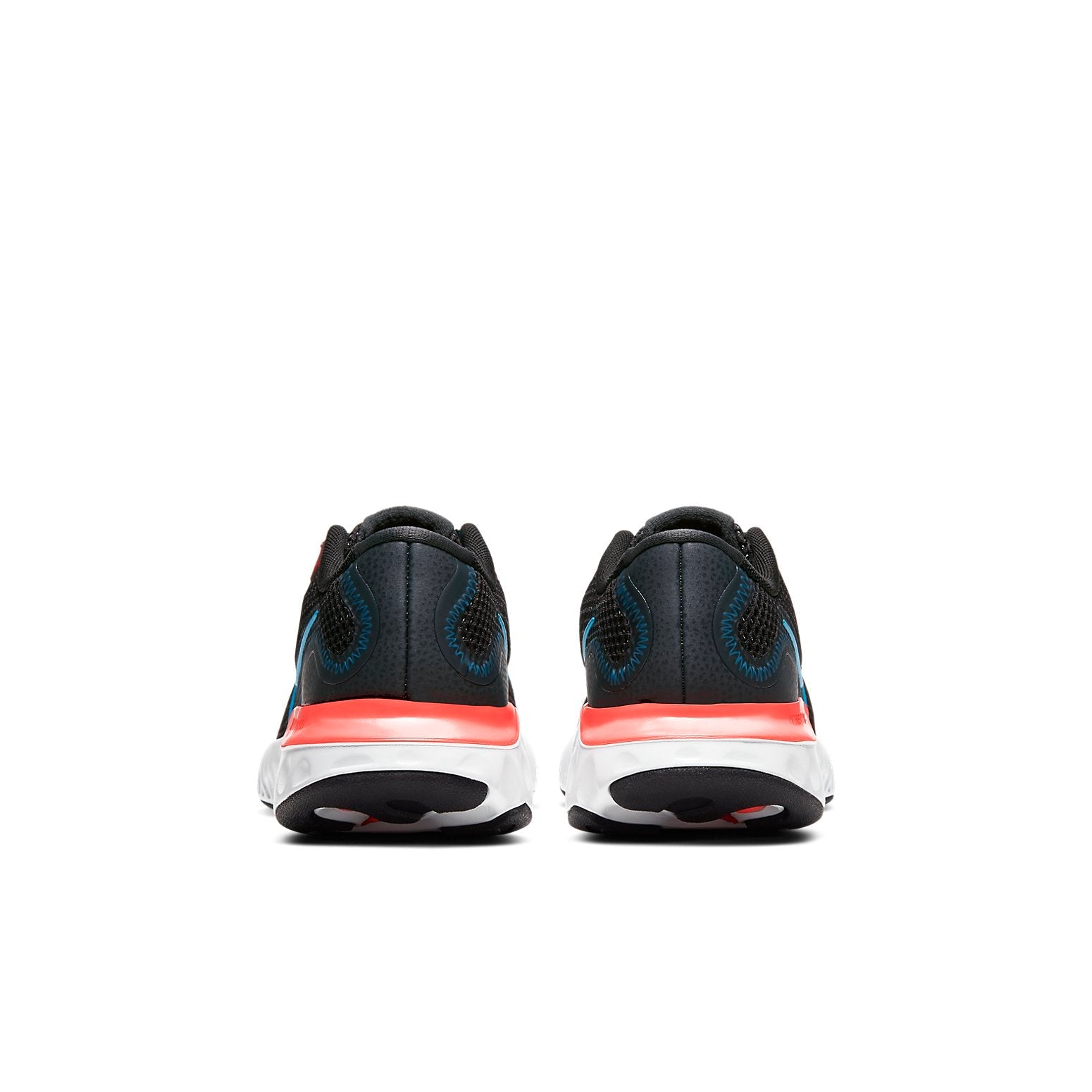 (GS) Nike Renew Run 'Black Crimson Laser Blue' CT1430-090