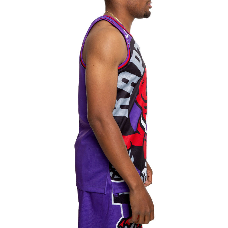 Mitchell & Ness Blown Out NBA Big Face Tank 'Toronto Raptors' MSTKBW19068-TRAPURP