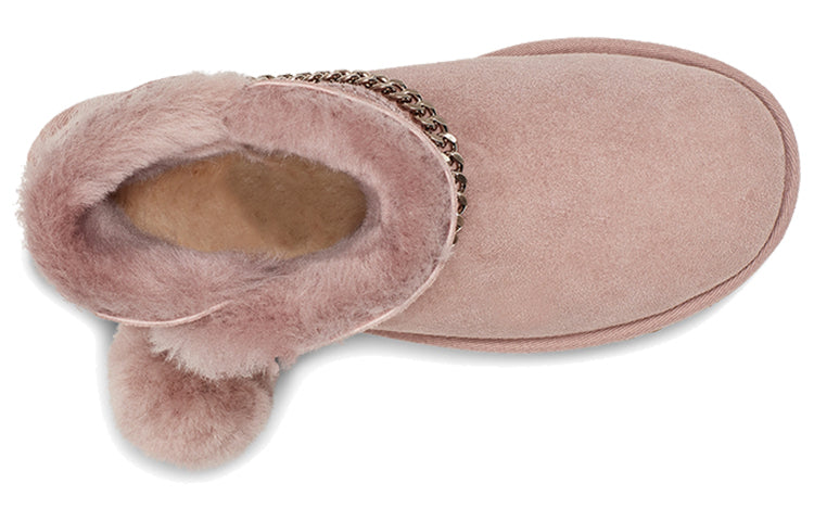 (WMNS) UGG Classic Charm Mini Stay Warm Fleece Lined Pink 1112493-DUS