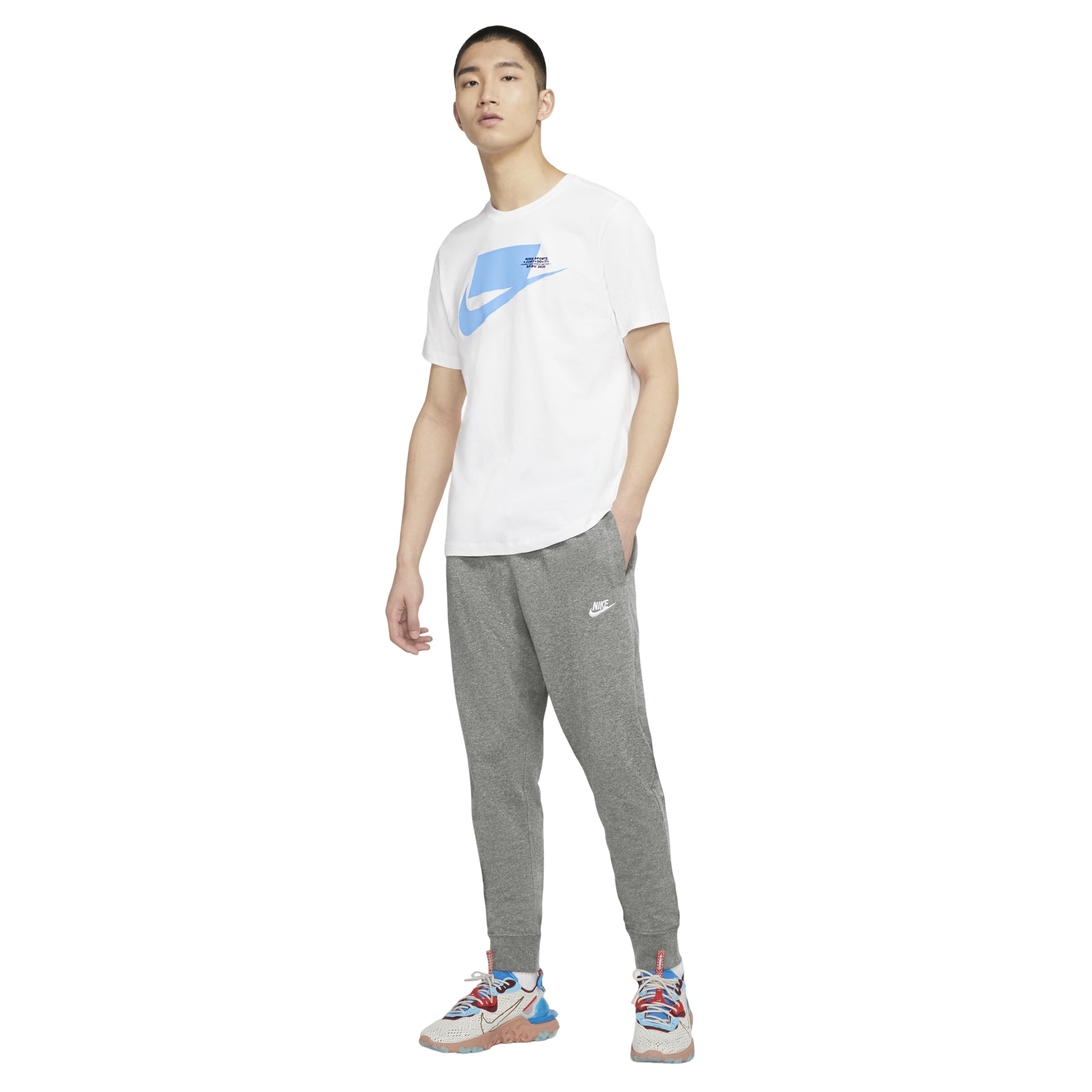 Nike Sportswear Club Knit Lacing Sports Long Pants dark grey Gray BV2763-063