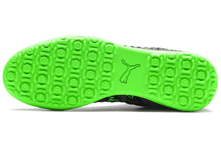 PUMA Future 19.3 Netfit TT M Soccer Shoes Black/Green 105542-03